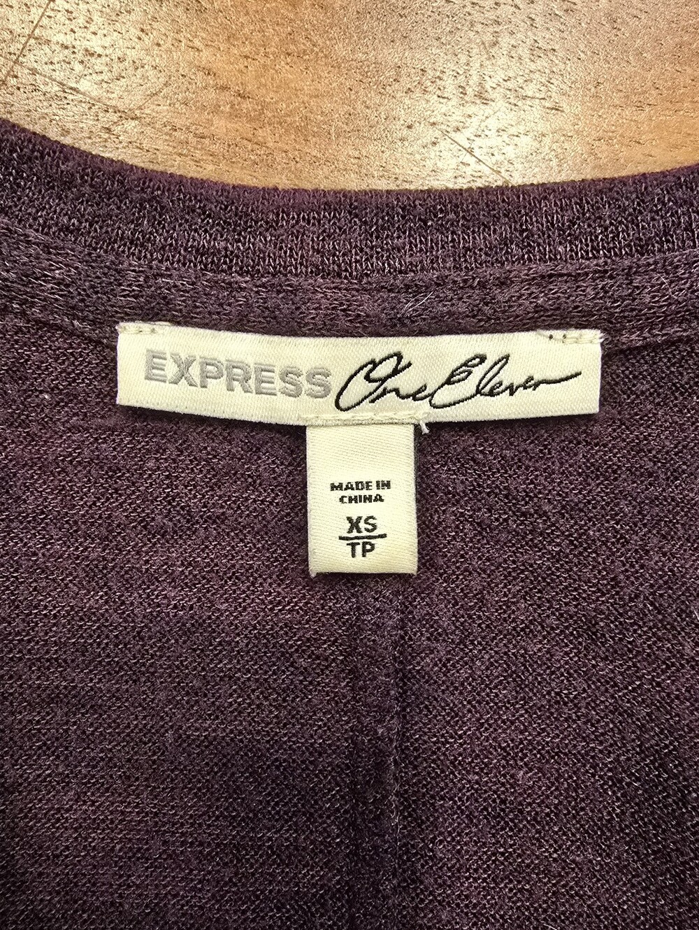 Express Maroon Tank Top - Picture 5 of 5